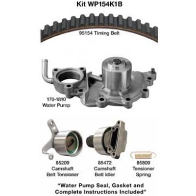 Timing Belt Kit With Water Pump by DAYCO - WP154K1B pa2