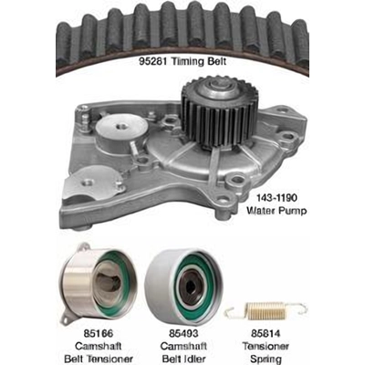 Kit de courroie de distribution avec pompe à eau by DAYCO - WP281K1A pa4