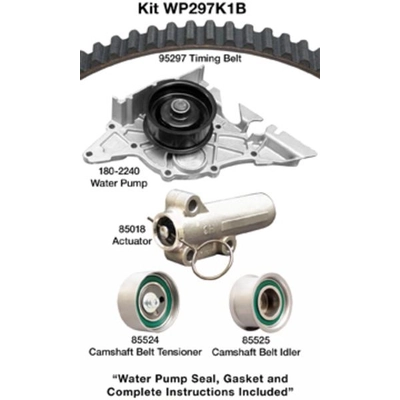 Timing Belt Kit With Water Pump by DAYCO - WP297K1B pa1