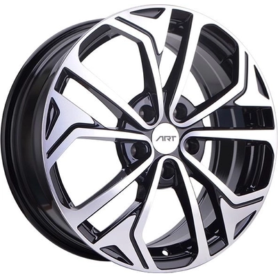 Gloss Black - Machined Face alloy by ART (17x7.0 45.0 mm) pa1