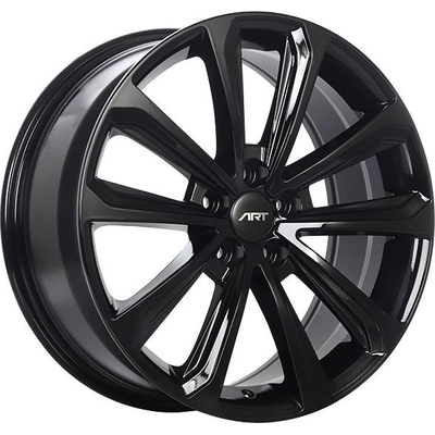 Gloss Black alloy by ART (16x6.5 45.0 mm) pa1