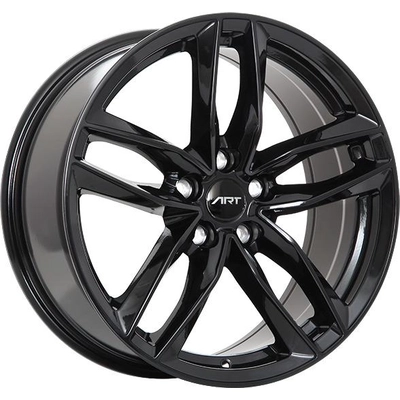 Gloss Black alloy by ART (18x8.0 35.0 mm) pa1