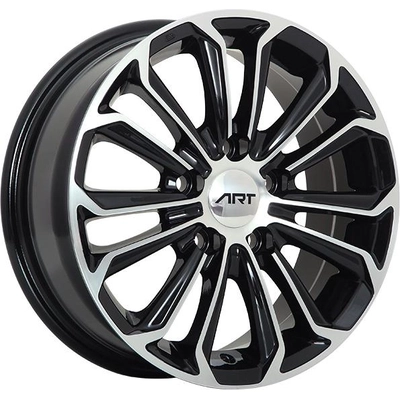 Gloss Black - Machined Face alloy by ART (15x6.0 40.0 mm) pa1