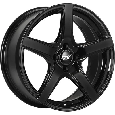 Gloss Black alloy by DAI WHEELS (14x6.0 38.0 mm) pa1