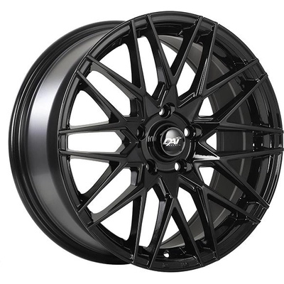 Gloss Black alloy by DAI WHEELS (14x6.0 38.0 mm) pa1