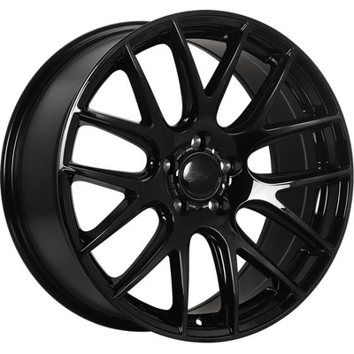 Alliage noir brillant par DAI WHEELS (19x8.5 35.0 mm) pa1