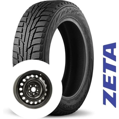 ZETA WINTER tire mounted on steel wheel (215/60R17) pa1