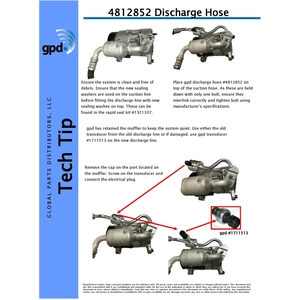 Ligne de décharge by GLOBAL PARTS DISTRIBUTORS pa2