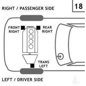 Engine Mount Front Right by UNI-SELECT/PRO-SELECT/PRO-IMPORT pa20