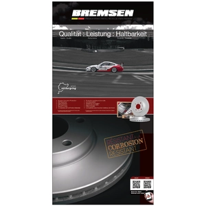 Front Disc Brake Rotor by BREMSEN pa8