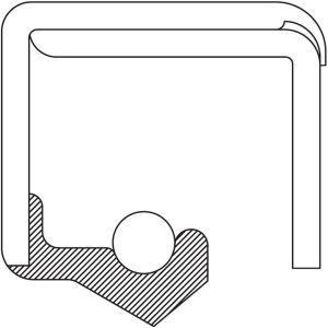 Joint d'arbre de sortie avant by NATIONAL OIL SEALS pa1