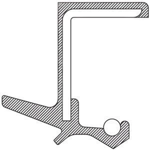 Input Shaft Seal by NATIONAL OIL SEALS pa2