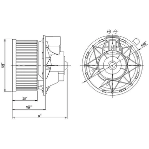 New Blower Motor by GLOBAL PARTS DISTRIBUTORS pa1