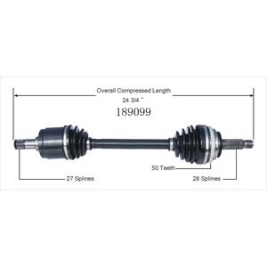 Arbre CV neuf by WORLDPARTS pa2