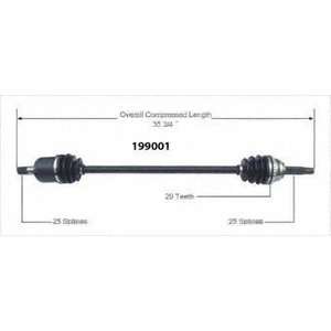 New CV Shaft by WORLDPARTS pa1