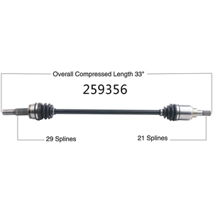 New CV Shaft by WORLDPARTS pa2