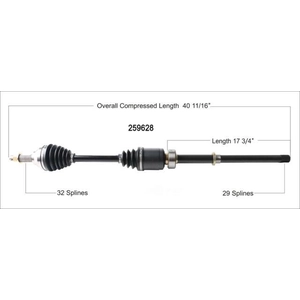 New CV Shaft by WORLDPARTS pa1