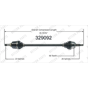 Arbre CV neuf by WORLDPARTS pa2