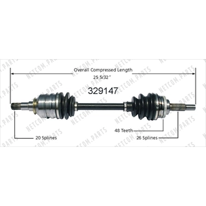 New CV Shaft by WORLDPARTS pa2