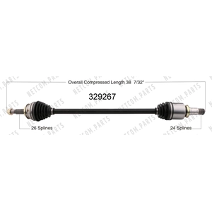 New CV Shaft by WORLDPARTS pa1