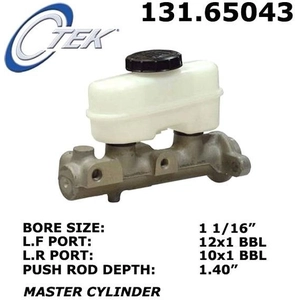 Maître-cylindre neuf by CENTRIC PARTS pa9