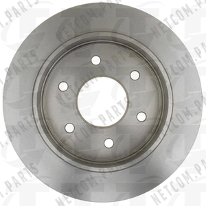 Rear Disc Brake Rotor by TOP QUALITY pa1