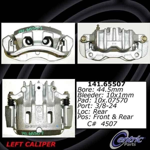 Rear Left Rebuilt Caliper With Hardware by CENTRIC PARTS pa13