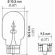 Purchase Top-Quality Auto Transmission Indicator (Pack of 10) by HELLA - 158 pa16