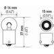 Purchase Top-Quality Auto Transmission Indicator (Pack of 10) by HELLA - 53 pa11