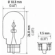 Purchase Top-Quality Directional Signal Indicator (Pack of 10) by HELLA - 194 pa2