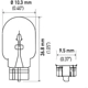 Purchase Top-Quality Directional Signal Indicator (Pack of 10) by HELLA - 194 pa46