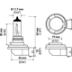 Purchase Top-Quality Driving And Fog Light by HELLA - H11LL pa1