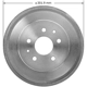 Purchase Top-Quality BENDIX GLOBAL - PDR0335 - Brake Drum pa3