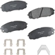 Purchase Top-Quality BENDIX - SBC2408 - Front Disc Brake Pad Set pa1