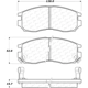 Purchase Top-Quality Front Ceramic Pads by CENTRIC PARTS - 103.04840 pa5