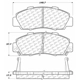 Purchase Top-Quality CENTRIC PARTS - 103.05030 - Front Ceramic Pads pa2