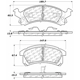 Purchase Top-Quality Front Ceramic Pads by CENTRIC PARTS - 103.05060 pa2