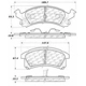 Purchase Top-Quality Front Ceramic Pads by CENTRIC PARTS - 103.05060 pa3