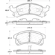 Purchase Top-Quality Front Ceramic Pads by CENTRIC PARTS - 103.05060 pa5