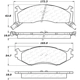 Purchase Top-Quality Front Ceramic Pads by CENTRIC PARTS - 103.05240 pa3