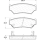 Purchase Top-Quality Front Ceramic Pads by CENTRIC PARTS - 103.05560 pa4