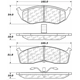 Purchase Top-Quality Front Ceramic Pads by CENTRIC PARTS - 103.05910 pa2