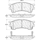 Purchase Top-Quality Front Ceramic Pads by CENTRIC PARTS pa3