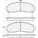 Purchase Top-Quality CENTRIC PARTS - 103.08330 - Plaquettes avant en céramique  pa4