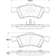 Purchase Top-Quality Front Ceramic Pads by CENTRIC PARTS - 103.08570 pa6