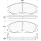 Purchase Top-Quality Front Ceramic Pads by CENTRIC PARTS - 103.08640 pa4