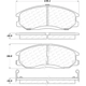 Purchase Top-Quality Front Ceramic Pads by CENTRIC PARTS - 103.09030 pa5