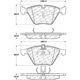 Purchase Top-Quality Front Ceramic Pads by CENTRIC PARTS - 103.09180 pa1