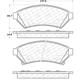 Purchase Top-Quality Plaquettes avant en céramique  by CENTRIC PARTS - 103.10750 pa4