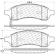 Purchase Top-Quality Front Ceramic Pads by CENTRIC PARTS - 103.11690 pa2